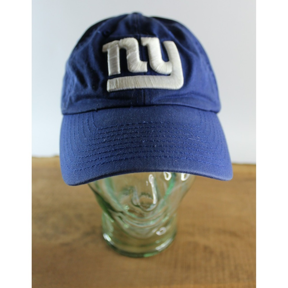 NEW YORK GIANTS BLUE ADJUSTABLE HAT NFL TEAM APPAREL EUC